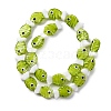 Handmade Lampwork Beads Strands LAMP-G154-07O-4