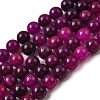 Natural Dyed White Jade Beads Strands G-M402-C03-30-2
