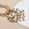 Plated Acrylic Beads MACR-YW0001-29G-6