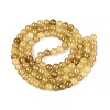 Baking Paint Crackle Glass Beads Strands GLAA-Q106-03A-21-2