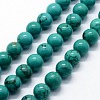 Natural Magnesite Beads Strands G-I199-33-8mm-1