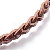Adjustable Braided Leather Cord Bracelets BJEW-P099-21A-3