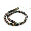 Natural Indian Agate Rondelle Strands G-O060-01-2