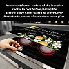 1Pc Cloth Induction Cooktop Protector Mats AJEW-GA0008-37D-5