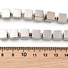 Electroplate Glass Beads Strands EGLA-F166-03B-P-4