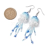 Handmade Glass Seed Beads Pendants Dangle Earrings EJEW-MZ00248-2