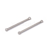 Non-Tarnish 304 Stainless Steel Connector Charms STAS-G291-04B-P-2