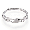 925 Sterling Silver Adjustable Ring Settings STER-T007-06P-2