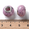 Highlight Crack Copper Buckle Acrylic European Beads OACR-M024-02P-05-3