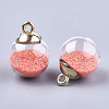 Glass Ball Pendants GLAA-T003-03E-2