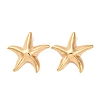 Alloy Starfish Stud Earrings for Women EJEW-U028-04G-3