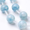 Natural Celestite/Celestine Beads Strands G-I203-A-10mm-3