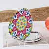 Mandala Flower DIY Diamond Painting Mirror Kits DIAM-PW0010-01C-1