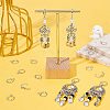 25Pairs Brass Huggie Hoop Earring Findings KK-CN0001-84-5