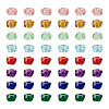  90pcs 6 colors Transparent Resin Beads RESI-TA0001-58-22