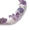 Rhombus Natural Gemstone Stretch Bracelets for Women BJEW-JB10997-01-4