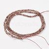 Natural Smoky Quartz Bead Strand G-G680-22-2