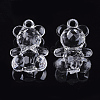 Transparent Acrylic Pendants X-TACR-T005-11A-2