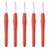 TPR Handle Aluminum Crochet Hook Needles TOOL-TA0001-13B-1
