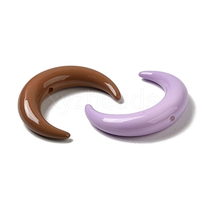 Opaque Baking Paint Acrylic Beads MACR-G064-06-1