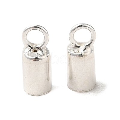 925 Sterling Silver Cord Ends STER-F032-09S-2mm-1