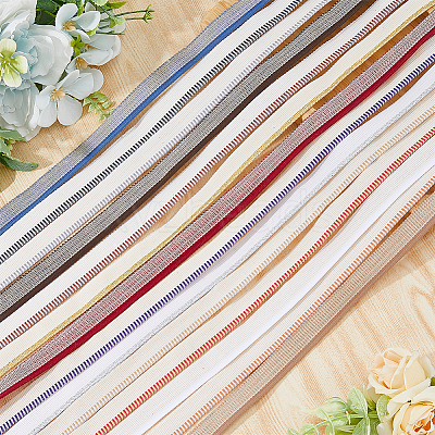 14Pcs 14 Styles Polycotton & Polyester Ribbon OCOR-FH0001-35A-1