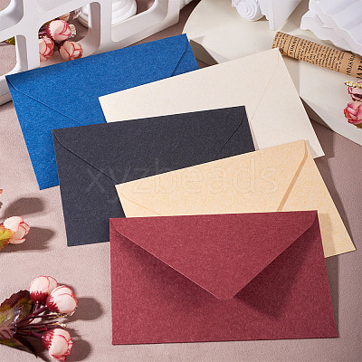 20Pcs 5 Colors Paper Envelopes AJEW-TA0002-22-1