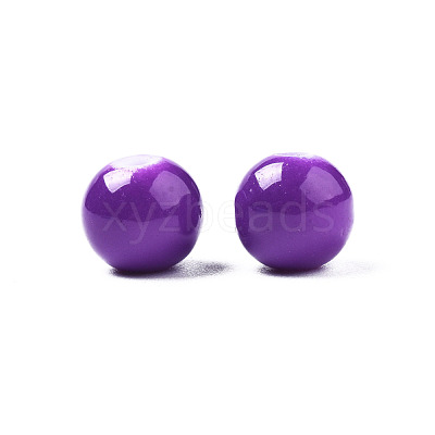 Baking Paint Glass Beads DGLA-Q026-01-1