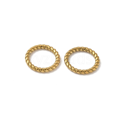 304 Stainless Steel Twisted Ring Linking Rings STAS-L300-005D-G-1