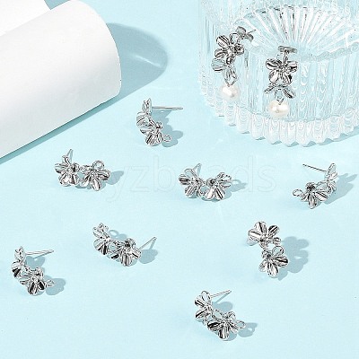 SHEGRACE Brass Stud Earring Findings XGRQ64787-871P-1