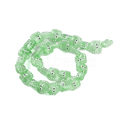 Transparent Glass Beads Strands LAMP-L078-010G-1