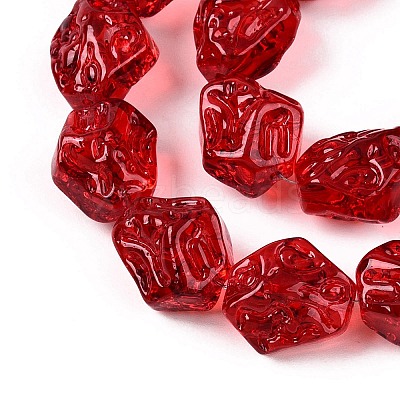 Electroplate Glass Beads Strands EGLA-N012-08N-1