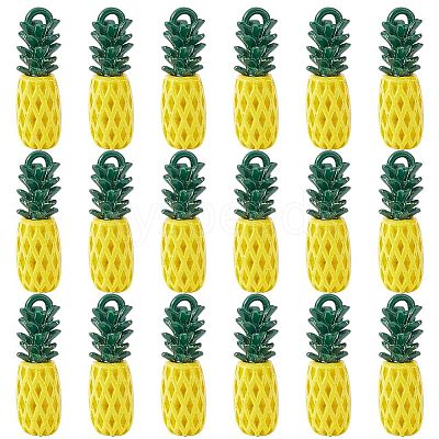 20Pcs Spray Painted Alloy Pendants FIND-SC0004-72-1