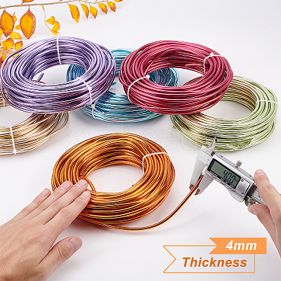 Round Anodized Aluminum Wire AW-BC0007-4.0mm-05-1
