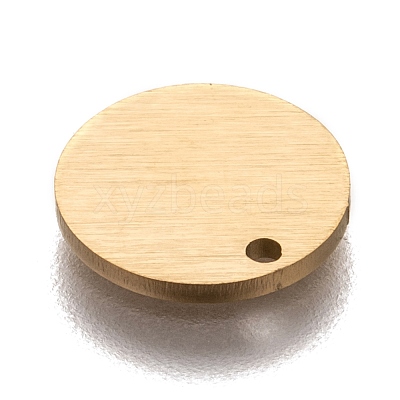 Ion Plating(IP) 304 Stainless Steel Pendants STAS-O133-06A-G-1