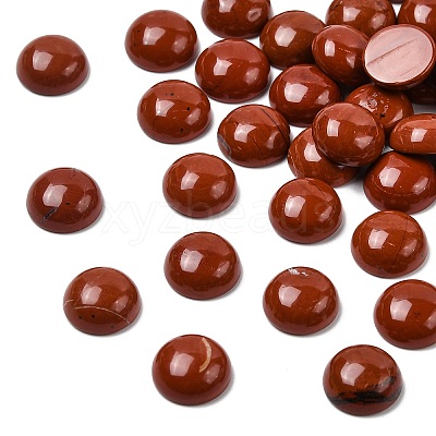 Natural Red Jasper Cabochons X-G-H1596-FR-10mm-15-1