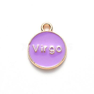 Alloy Enamel Pendants ENAM-S124-01B-01B-1