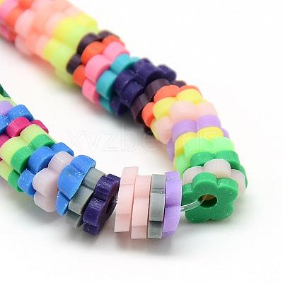 Polymer Clay Bead Strands CLAY-T001-A06-1