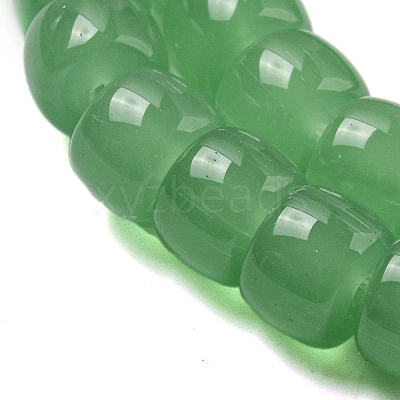 Imitation Jade Glass Beads Strands GLAA-NH0002-A03-1