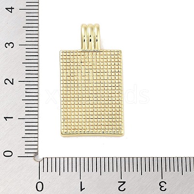Real 18K Gold Plated Rack Plating Brass Enamel Pendants X-KK-M293-43G-01-1