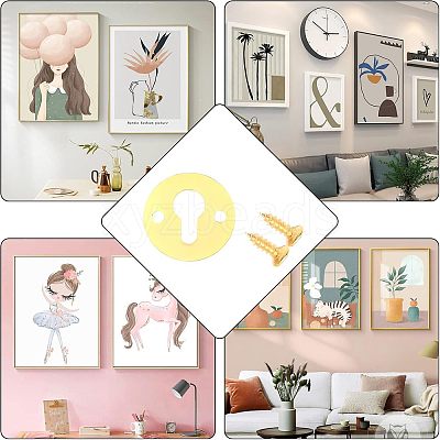 60Sets Iron Frame Accessories FIND-FH0003-18-1