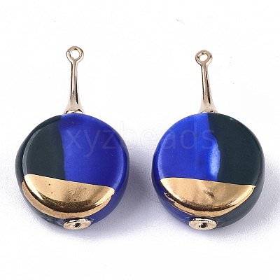 Tri-color Handmade Porcelain Pendants PORC-S501-015A-1