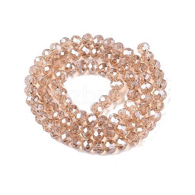 Electroplate Glass Beads Strands EGLA-A044-T6mm-A20-1