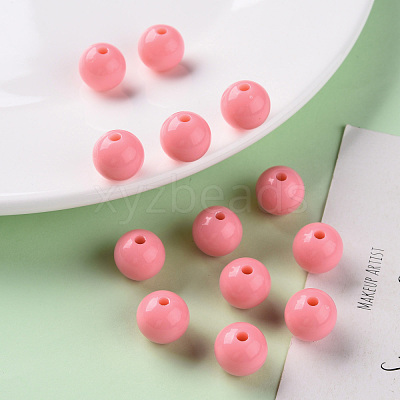 Opaque Acrylic Beads MACR-S370-C10mm-A04-1