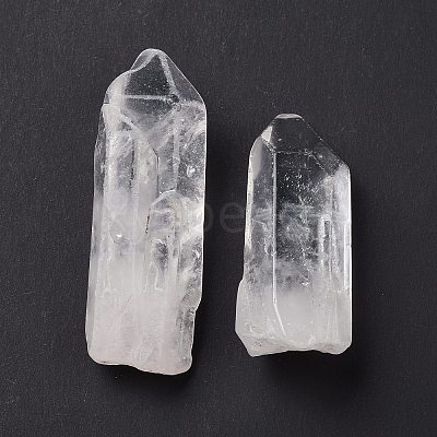 Rough Raw Natural Quartz Crystal Beads G-M376-04A-1
