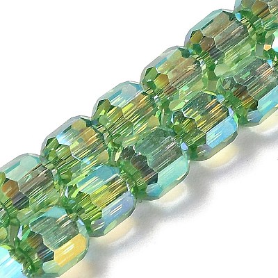 Electroplate Glass Beads Strands EGLA-D030-19K-1
