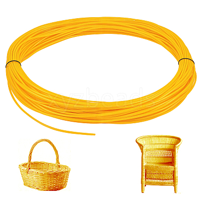 Plastic Rattan Wicker Strips DIY-WH0816-132C-1