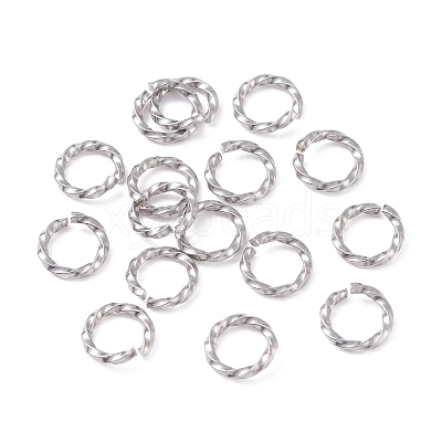Tarnish Resistant 304 Stainless Steel Open Jump Rings STAS-F191-12P-B-1