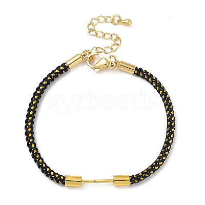 Braided Nylon Cord Bracelet Making MAK-L043-01G-14-1