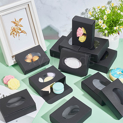Rectangle Folding Paper Storage Boxes CON-WH0106-01A-01-1